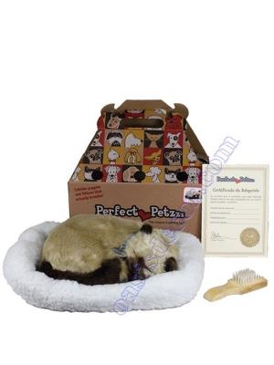 Peluches que respiran. Peluche gato Tan Siamese que respira Oasis Decor