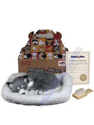 Peluches que respiran. Peluche perro Alaskan Husky que respira Oasis Decor