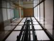 elevador con extructura acristalada