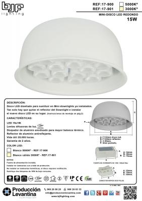 DISCOS LED PARA SUSTITUIR EN DOWNLIGHT
