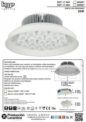 DISCOS LED PARA SUSTITUIR EN DOWNLIGHT