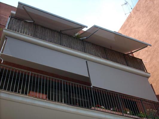 Toldos de Brazos invisibles y Toldos Verticales guiados por Cables