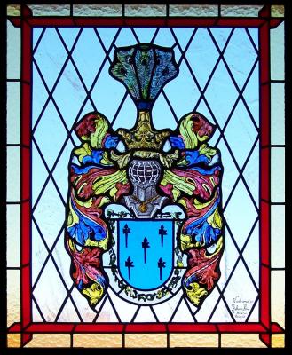 Vidriera Heráldica escudo de armas