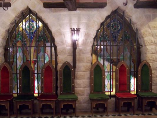 Vidriera estilo medieval