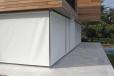 Toldo Vertical guiado por cables motorizado