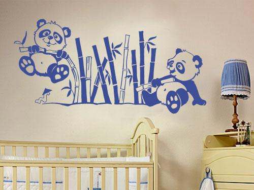 vinilo infantil pandas