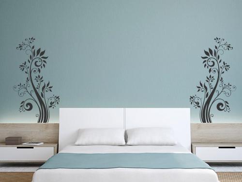 vinilo floral decorativo