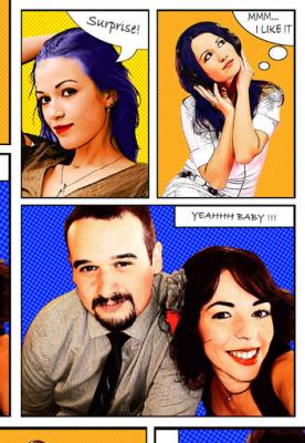 Fotos personalizadas estilo Cómic