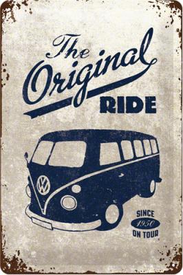 Placa metalica vintage Volkswagen