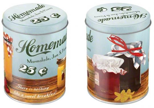 Caja metálica redonda vintage Melmelada