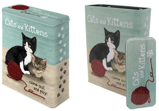 Caja Metálica XL Gatos