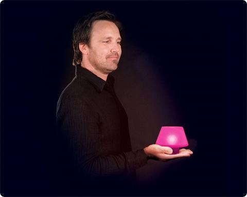 Portavelas Moodflame Fucsia