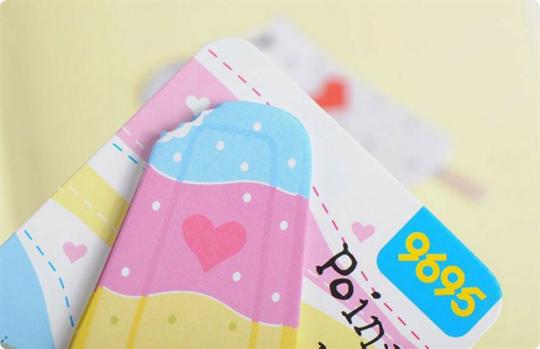 Post It Helado 3 Sabores Kawaii
