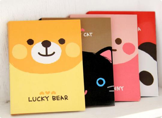 Set Post Its Lucky Animals Kawaii