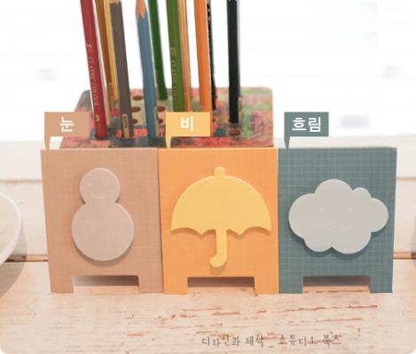 Set Post Its Weather Kawaii