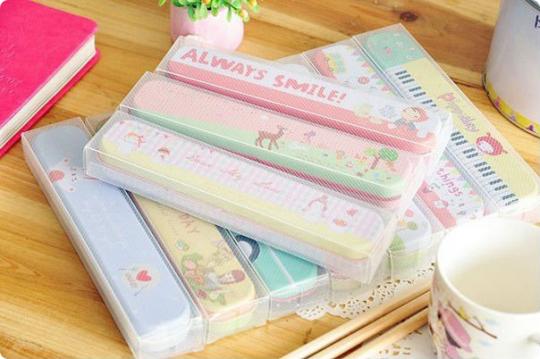 Estuche 3 Kawaii