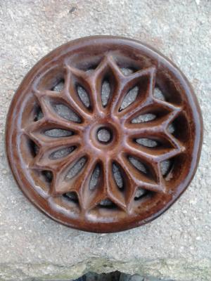 Celosía de 16 cm roble envejecido 