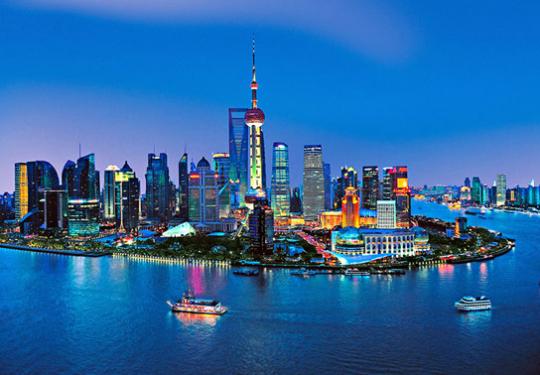 Fotomural de Pared Shanghai Skyline 