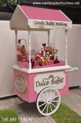 Carritos de chuches y caramelos para todo tipo de evento