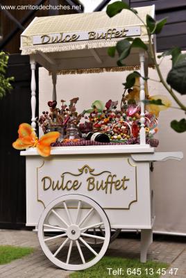 Carritos de chuches y caramelos para todo tipo de evento