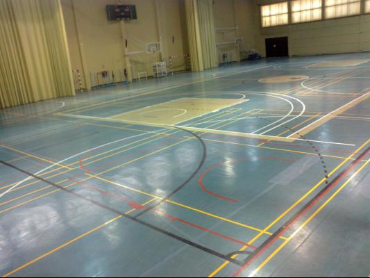 pistas indoor poliuretano