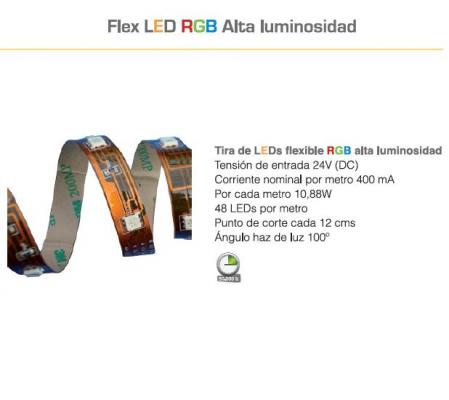 tira leds flex RGB ALTA LUMINOSIDAD