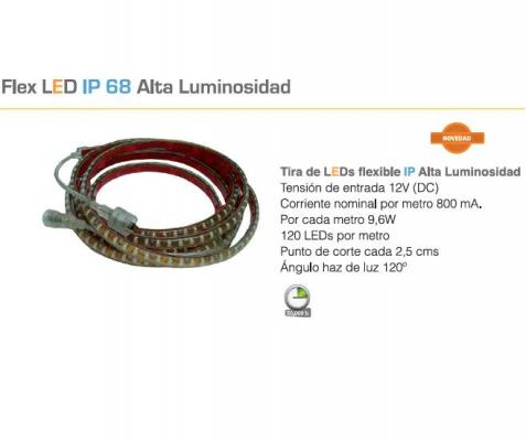 tira led IP 68 ALTA LUMINOSIDAD