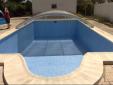 Piscina rehabilitada con lamina flexible de P.V.C