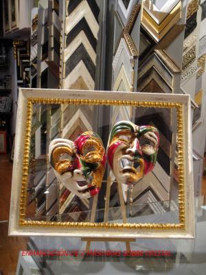 ENMARCACIÓN MASCARAS VENECIANAS