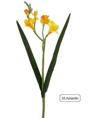 Flores artificiales fressias Flores artificiales oasis decor