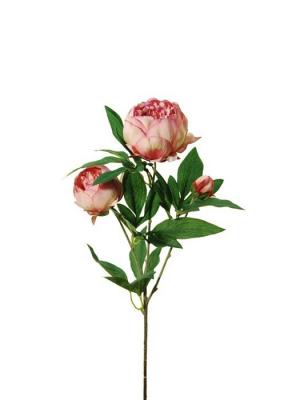 Flores artificiales peonias rosas flores oasis decor