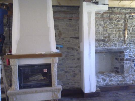 Chimenea de piedra