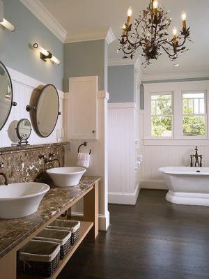 Baño vintage con encanto.