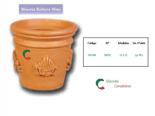 Maceta Relieve Mini