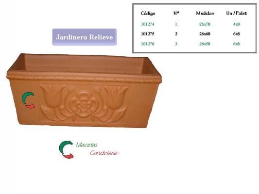 Jardinera Relieve