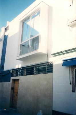 Detalle fachada vivienda