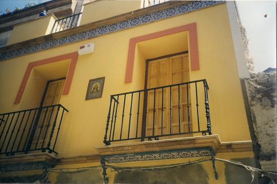 Detalle balcones fachada