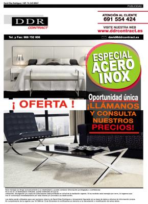 especial acero inox.