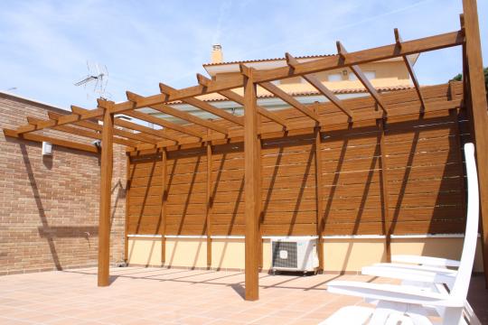 20 % de Dto. para todas las pérgolas y semi-pérgolas de PVC madera