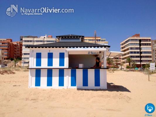 Chiringuito El Buzo, Playa El Altet, Elche by NavarrOlivier.com
