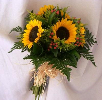 ramo de girasoles