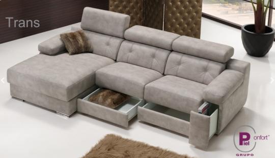 Sofa modelo Trans de Piel confort