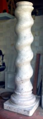 columna blanco thassos