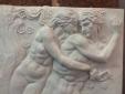 detalle relieve Dafne y Apolo