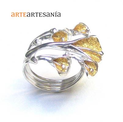 Anillo Florentina. Linea Calas Prunera. Autor: Carlos Tellechea