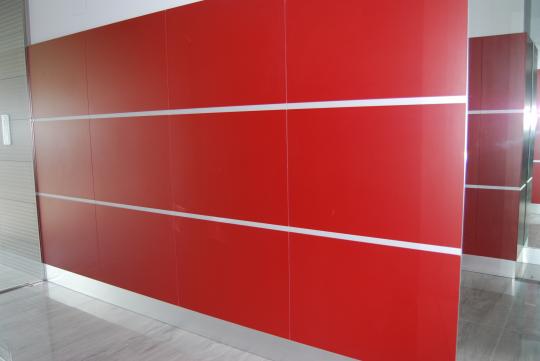 Aplacado de pared en madera