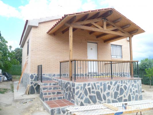 porche  de madera
