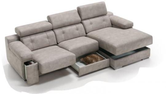 sofa modelo trans de piel confort