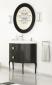 Mueble de baño Sena de 80 cms lacado negro