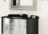 Mueble de baño Venezia combinado negro - plata brillo